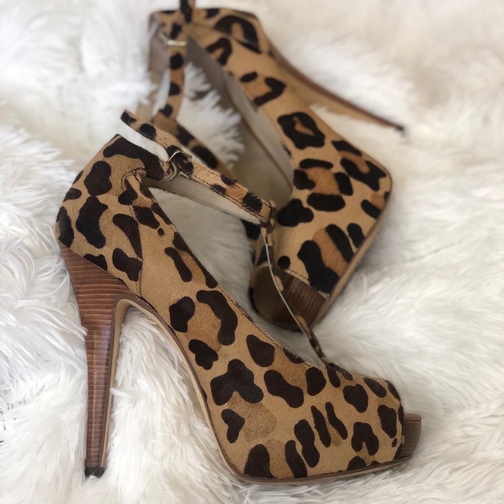 Cheetah print heels